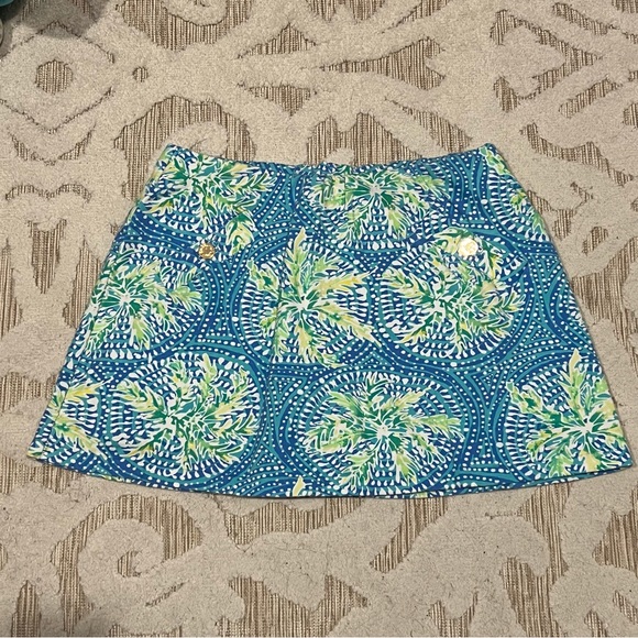 Jupe Fille Lilly Pulitzer – Tournesols Et Abeille – Bleu/jaune – Taille 6 – Été